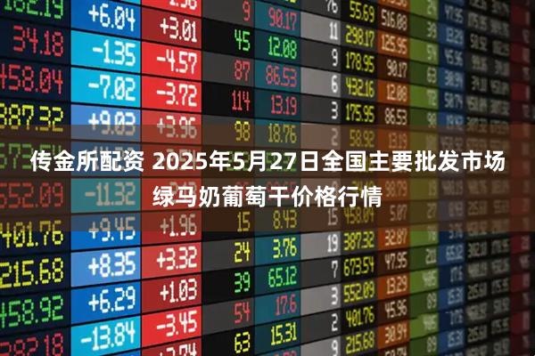 传金所配资 2025年5月27日全国主要批发市场绿马奶葡萄干价格行情