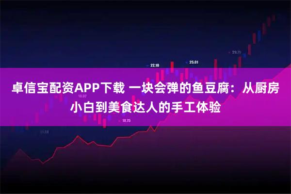 卓信宝配资APP下载 一块会弹的鱼豆腐：从厨房小白到美食达人的手工体验